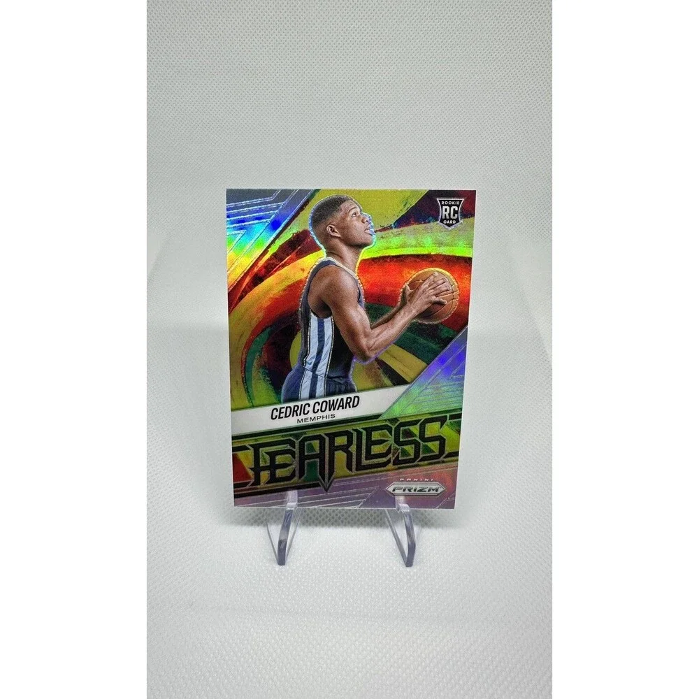 2025-26 Prizm Basketball  Cedric Coward Fearless Prizm #1 (RC)
